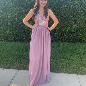 Mauve Prom Dress